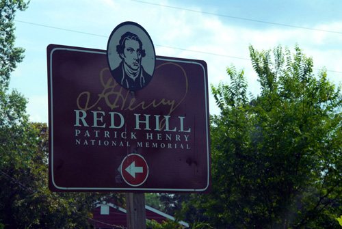 Red hill plantation sign